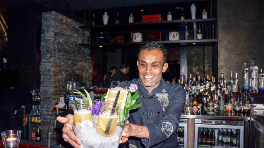 The cool bartender