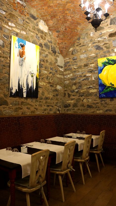 Colt din restaurantul Castelului Cantacuzino
