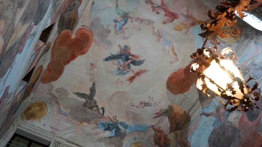 frescele lui Pietro Longhi, Hotel Ca&acute;Sagredo, Venetia