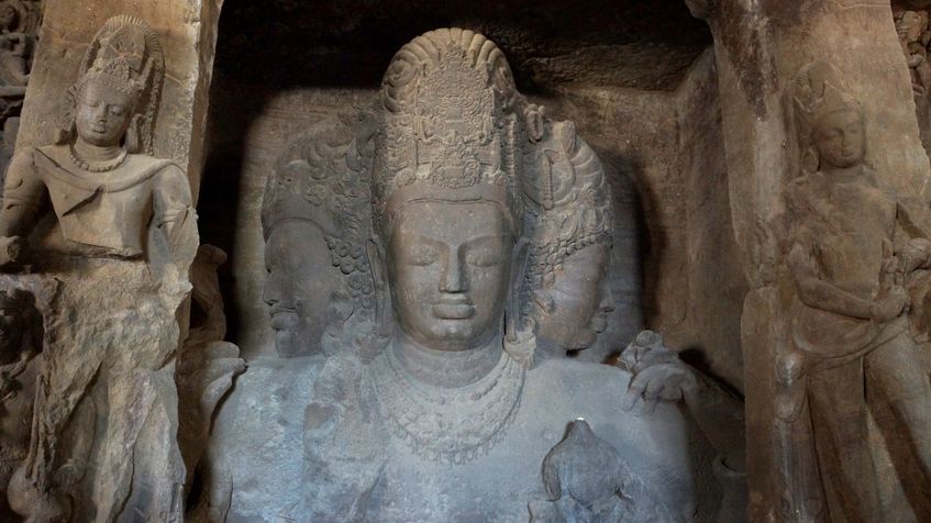 Zeitati diferite din Elephanta Caves, Mumbai