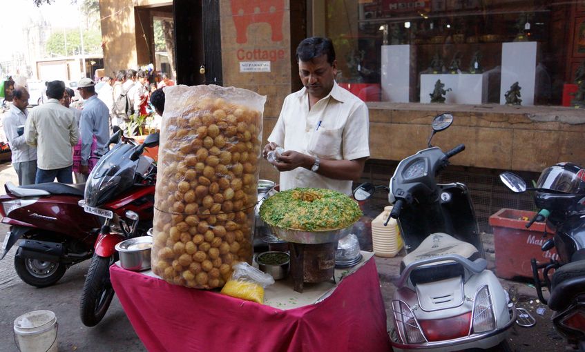 Pani puri in Mumbai