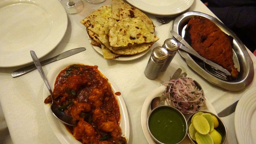 Bunatati din restaurant Trishna, Mumbai