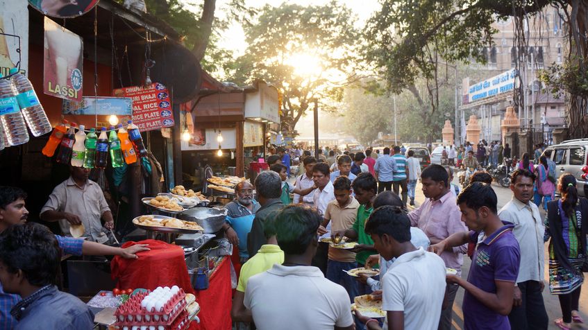 Street food in Mumbai