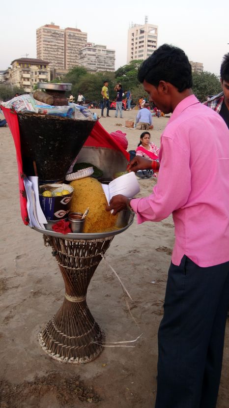 Bhel puri in Mumbai