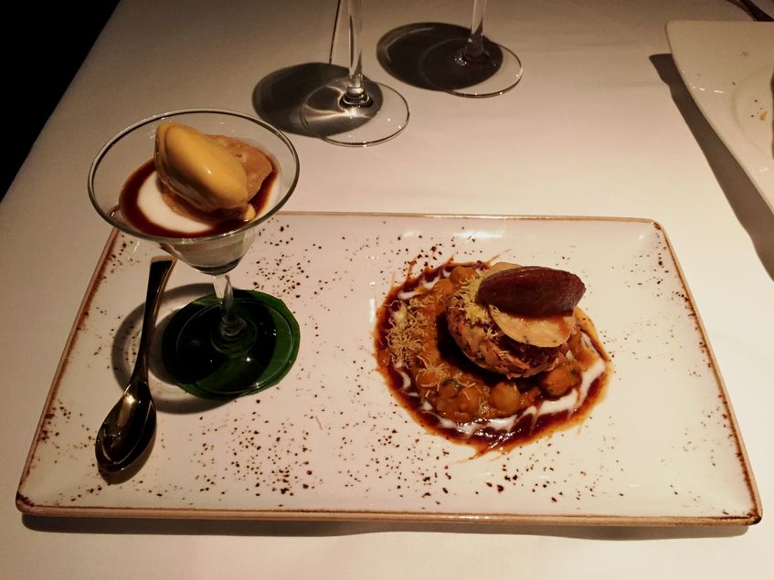 Desert in restaurant Zyia, Mumbai