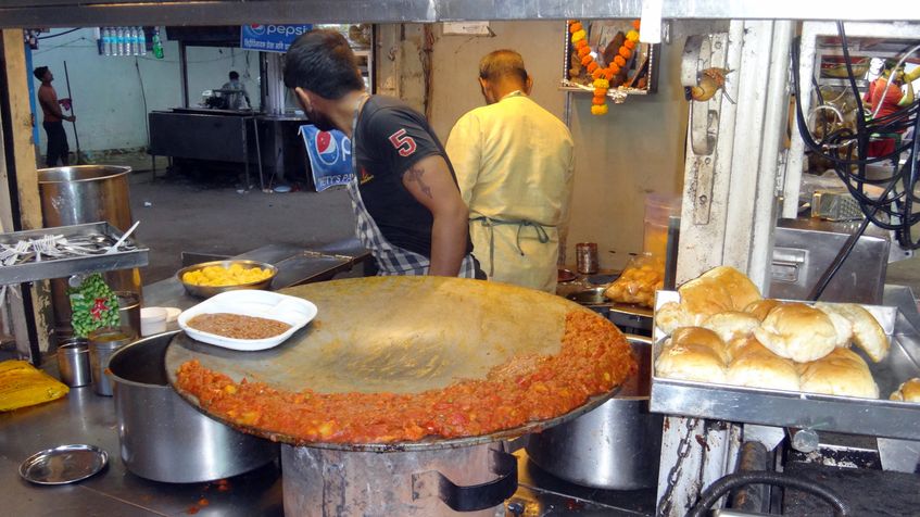 Pao bhaji in Mumbai