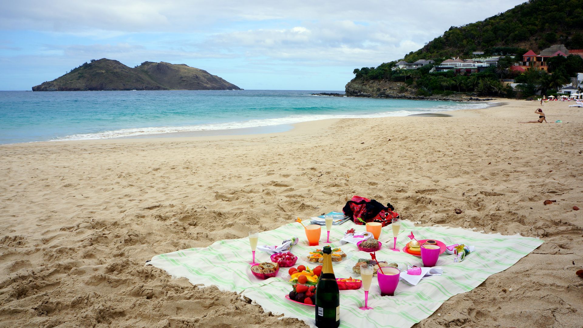 A picnic full of adventures in a spectacular setting